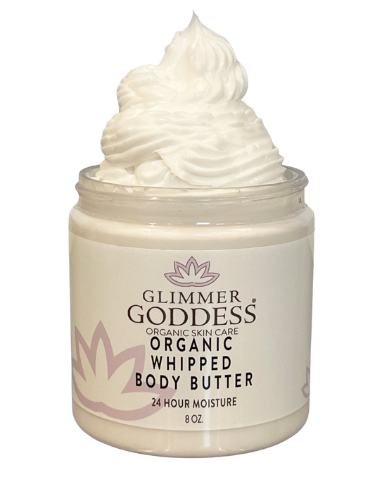 Glimmer Goddess - Organic Whipped Body Butter - Lavender Lemon - 8oz
